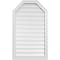 Ekena Millwork Octagonal Top Surface Mount PVC Gable Vent w/ 2"W x 1-1/2"P Brickmould Frame, 24"W x 40"H GVPOT24X4002SF - alternate 1
